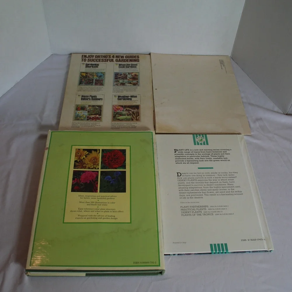 Gardening Books Lot of 6 How to Create Garden‎ You Want Desert Plants Vegetables
